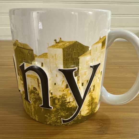 2003 Starbucks Barista Tuscany Coffee Mug/Cup La Dolce Vita Italian Edition II - Picture 3 of 6